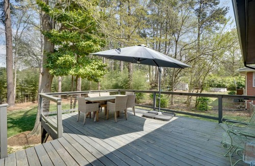 Cary House | Deck & Patio! Walkable Downtown Cary Home
