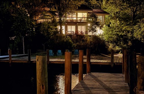 Irvington House | Deep Water Dock & Private Beach! Irvington Home