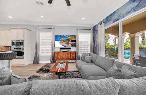 Reunion Villa | Designed for Vacation | 5BR Cozy Home w/Private Pool, Theater, Arcade, and Themed Rooms Near Disney