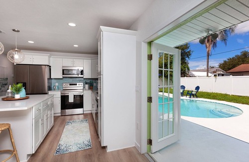 Bellevue Terrace House | Designer Coastal Pool + Game Room home close to Siesta and downtown