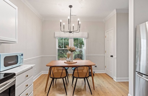 Southwest Raleigh Condo | Designer-Furnished 2BR Near NC State & Lake Johnson — Built for Longer Stays