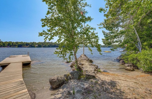 Dedham Cottage | Dock, Beach, Views: Rustic Green Lake Cottage