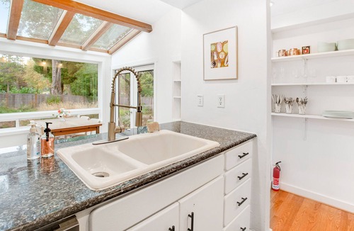 Crown Hill House | Dog-friendly single-level home with back garden, & deck - near Golden Gardens
