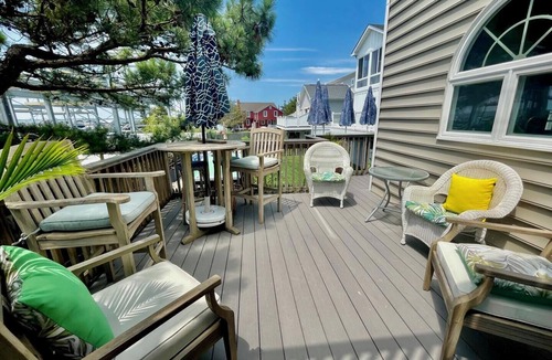 Dewey Beach Cottage | Dog-Friendly Solar Cottage, Bay Views, 1.5 Blocks to Beach, Fenced Yard & Decks!