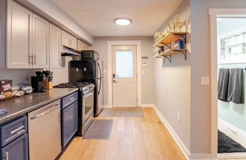 Downtown Columbus House | Downtown Hideaway in Cute Village Home. Off Street Parking + Washer & Dryer.