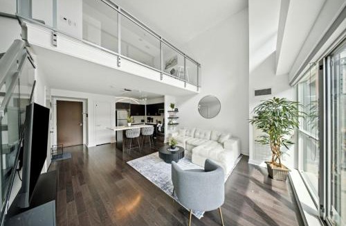 King West Village Apartment | Downtown Loft style Condo with Pool Gym and Balcony