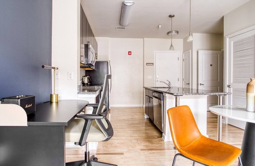 Near Northeast Apartment | Dreamy H Street 1BR w/Rooftop Pool & Gym, walk to Metro, by Blueground