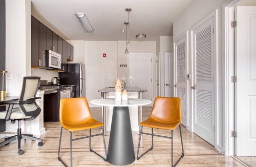 Near Northeast Apartment | Dreamy H Street 1BR w/Rooftop Pool & Gym, walk to Metro, by Blueground