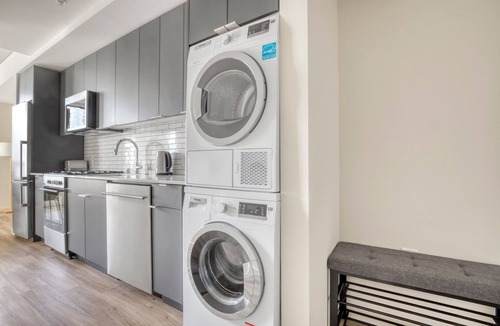South Lake Union Apartment | Dreamy South Lake Union 1BR w/W/D & Roof, nr Lake Union, by Blueground