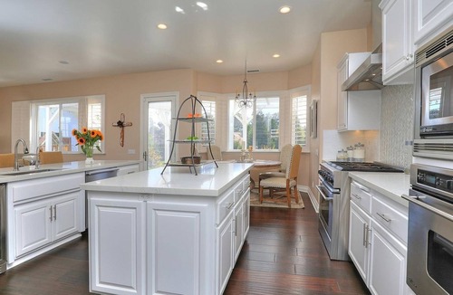 Solvang House | Dreamy White Farmhouse in Charming Solvang with a resortlike pool & huge jacuzzi