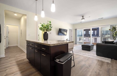 Grandview Heights Apartment | Elegant 1-Bedroom Luxury Unit with Pool Access