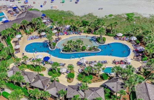 Arcadian Shores Condo | Enjoy the beach and golf