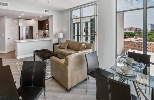 Woodmont Triangle Apartment | Expansive Bethesda View | FTC Windows+outdoor amenities| DC Closeby