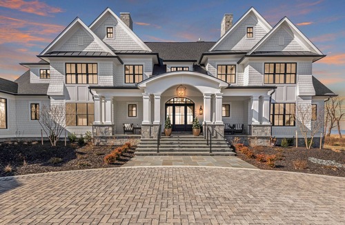 Stevensville Villa | Exquisite 14,000 sq ft Waterfront Mansion with Pool