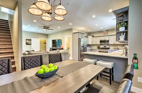 Flagstaff House | Family friendly 4 bedroom townhome with attached 2 car garage & summertime A/C!