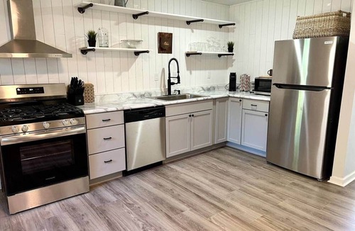 Royal Manor House | Family & Fur Friendly: 4-BR, Arcade, Fire Pit, Fenced, King Bed, & Smart TV!