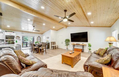 Happy Jack House | Fire Pit + Trail Access: Spacious Happy Jack Cabin