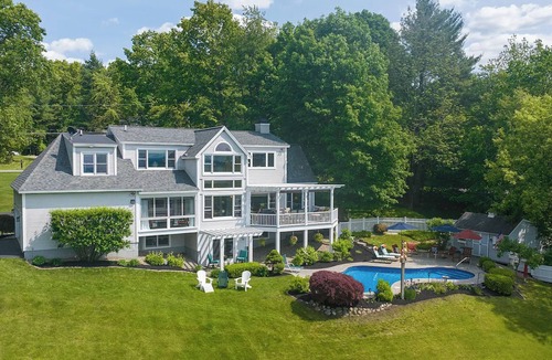Stillwater House | Hilltop Lakeview Haven – Stunning Saratoga Lake Views, Pool & Patio