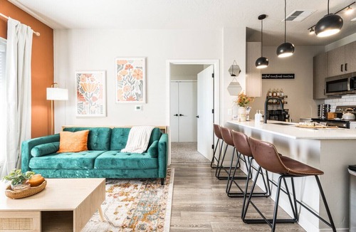 Boise Apartment | Hot Tub, King Beds, Coffee Bar, Balcony