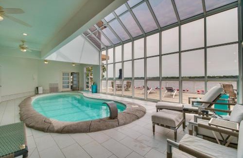 Dennis House | Indoor Pool + Waterfront Deck: Spacious Jay Home