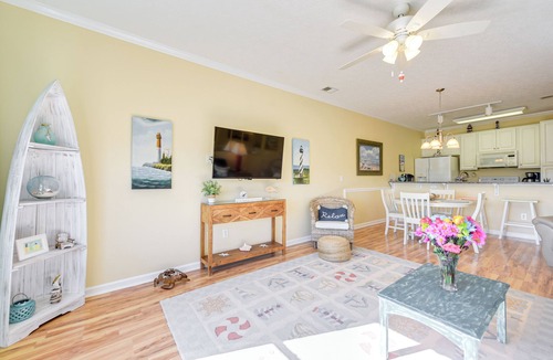 Carolina Yacht Landing Condo | Intracoastal Waterway View: Little River Retreat!