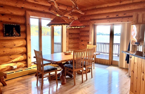 Houghton House | Keweenaw's Houghton Haven waterfront home. Secluded & private, yet close to town