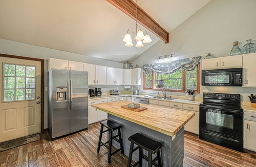 Bumpass House | Lakefront home w/secluded cove, deep water dock, plenty of space