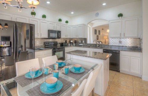 Lake Berkley Villa | Lakeside house, huge south facing pool with spa, lake view, Disney at 8 miles