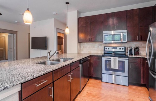 Sugar Land Apartment | Landing at Telfair Lofts - 2 Bedrooms in Downtown Sugar Land
