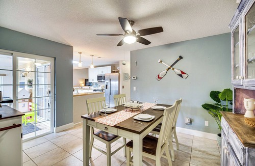 Surfside Estates Cottage | Lovely Merritt Island Home w/Kayak + Fire Pit!