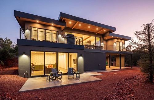 West Sedona House | Luxury Home w/Front-Row Views & Hydropool + Spa