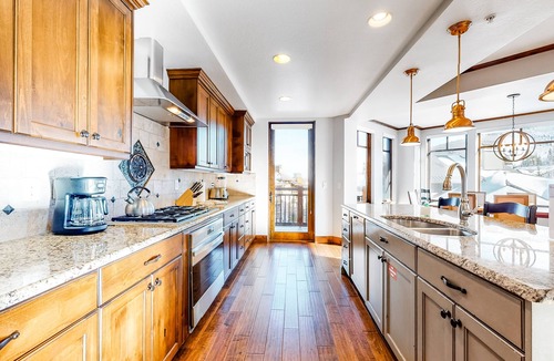 Park City Condo | Luxury ski-in/ski-out condo with views, multiple fireplaces, pool & hot tub