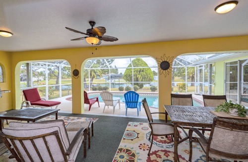 South Gulf Cove House | LUXURY WATERFRONT! WARM PRIVATE POOL! MIN TO BEACHES! WIFI! GRILL! BABY SUPPLIES