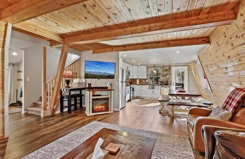 Flagstaff Villa | Meadow Mountain Large A-Frame Cabin HOT TUB 5 Private Acres Awe Mount Elden Views