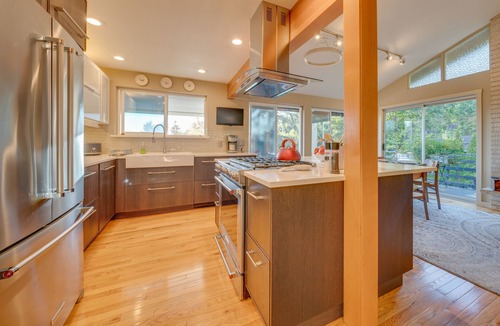 Seattle Metro Area House | Mid-Century Gem Near Hiking, Beach, Airport, City