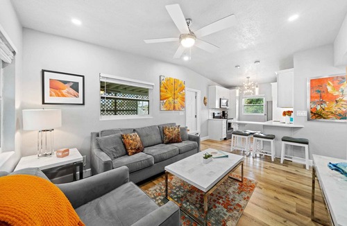 Cocoa Beach Apartment | Midtown Cottage - Walk to it All!