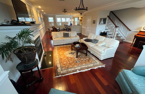 Kingman Park Condo | Modern 2,000 sqft Capitol Hill luxury condo: fireplace, free parking and WiFi