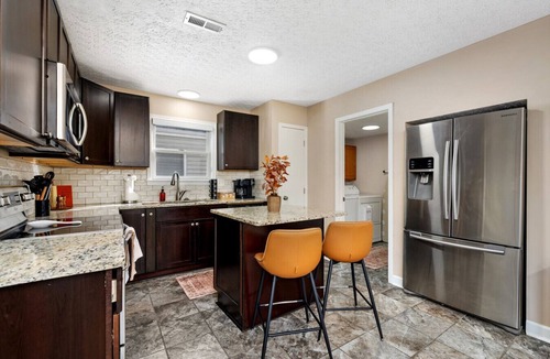 Polaris House | Modern Comfort Near Polaris | Stylish 3BR Home w/Patio & Garage