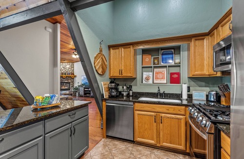 Kachina Village Cabin | Nakai Trail Vacation Rental | 4-BR A-Frame in Kachina Village, Flagstaff | Loft Firepit Game Rm Sauna New Bathroom