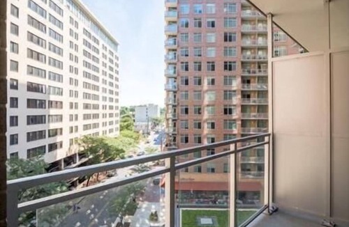 Woodmont Triangle Apartment | Near Bethesda Station | Balcony & Rooftop Terrace | McCrillis Gardens Nearby | by GLS