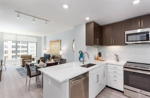 Woodmont Triangle Apartment | Near Metro & NIH | Wheelchair Accessible | Downtown Bethesda | by GLS