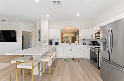 Windsor Hills Villa | NEW 6 Bed villa SOUTH facing Pool/Spa-Games-Disney
