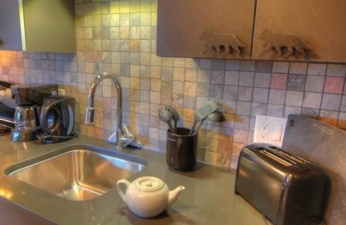 Banff Condo | NEW + Unique Wolf Condo | Hot Tub Access