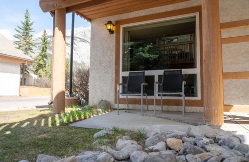 Banff Condo | NEW + Unique Wolf Condo | Hot Tub Access