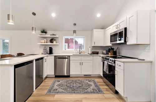 Scottville Cottage | Newly Remodeled Lakeside Cottage. Sleeps 6!