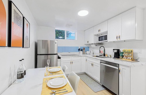 Hillwood Apartment | Newly Remodeled, Sunlit Ballard Basement Retreat