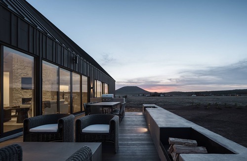 Fort Valley House | Noir Peaks a Modern Scandinavian Mountain Home beautiful views of Mt Humphreys