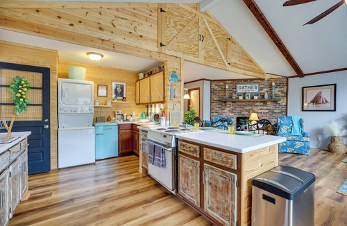 Tranquil Harbour Cottage | Oak Island Vacation Rental w/Decks, Walk to Beach