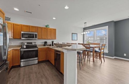 Bermuda Bay Condo | OBX for R&R at Hamilton Cay, Water Park Access, No Check In Day Restrictions
