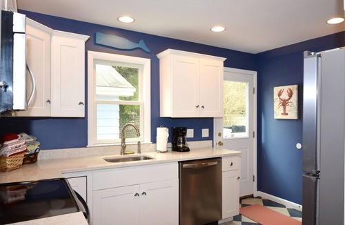 The Pines House | Ocean Block North Rehoboth Beach House Parking Porch with Views